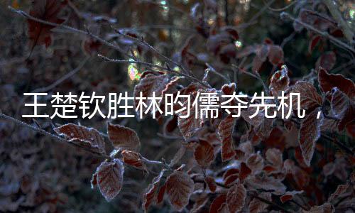 王楚钦胜林昀儒夺先机，将与梁靖崑角逐男单冠军