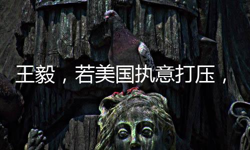 王毅，若美国执意打压，中国必将奉陪到底