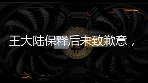 王大陆保释后未致歉意，公众关注的焦点与思考
