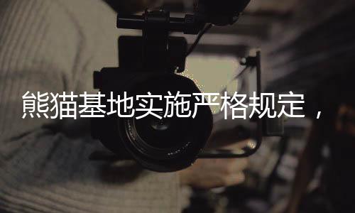 熊猫基地实施严格规定，四主播禁入保护区域
