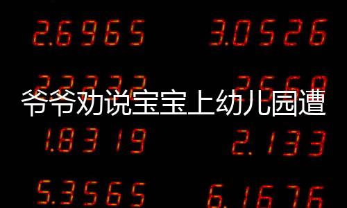 爷爷劝说宝宝上幼儿园遭遇无解困境——一次感人至深的情感旅程尝试与剖析（一二三四五六七八九十段大纲呈现）