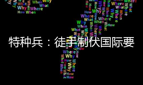 特种兵：徒手制伏国际要犯，震惊孤狼B！