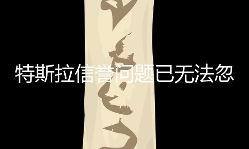 特斯拉信誉问题已无法忽视