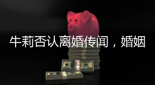 牛莉否认离婚传闻，婚姻状况稳定，强调专注事业与个人生活