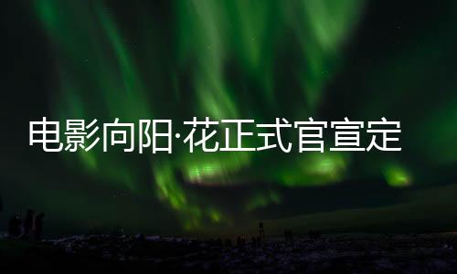 电影向阳·花正式官宣定档，温暖人心之作即将绽放