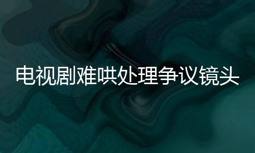 电视剧难哄处理争议镜头，全面审查与调整以追求和谐观影体验