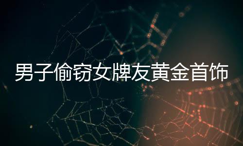 男子偷窃女牌友黄金首饰藏匿坟头终被擒获