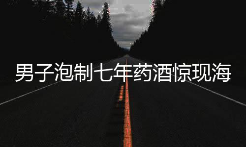男子泡制七年药酒惊现海马竟是塑料替代品