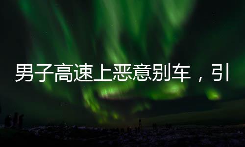 男子高速上恶意别车，引发关注与讨论