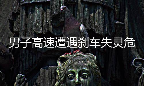 男子高速遭遇刹车失灵危机，紧急应对展现智慧与冷静