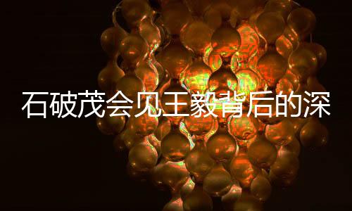 石破茂会见王毅背后的深意