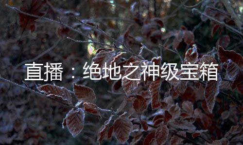 直播：绝地之神级宝箱