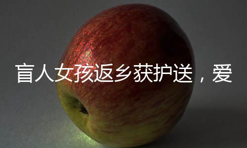 盲人女孩返乡获护送，爱心照亮归途，千里之行温暖人心