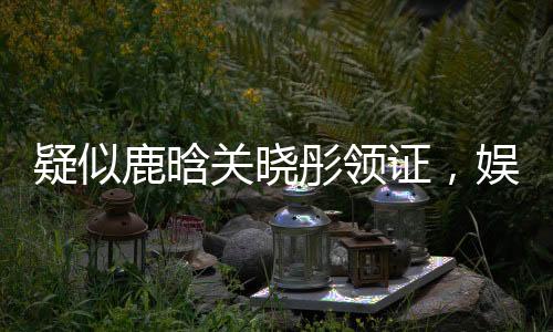 疑似鹿晗关晓彤领证，娱乐圈再掀热议浪潮
