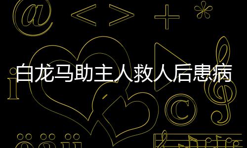 白龙马助主人救人后患病高烧，人文关怀照亮善行之路