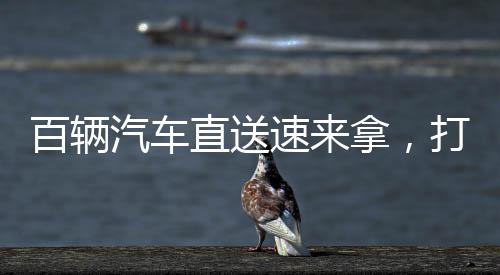 百辆汽车直送速来拿，打造全新汽车交付体验