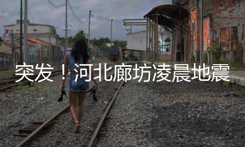 突发！河北廊坊凌晨地震，北京天津有震感