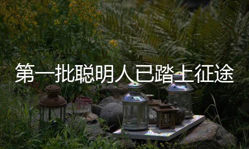 第一批聪明人已踏上征途，新时代的领跑者之路