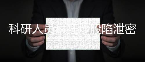 科研人员疯狂炒股陷泄密危机，最终判死刑，警示社会正义不可触碰