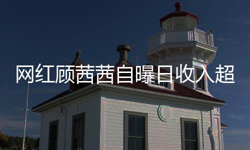 网红顾茜茜自曝日收入超三十万，揭示社交媒体红人的成功真相与争议话题