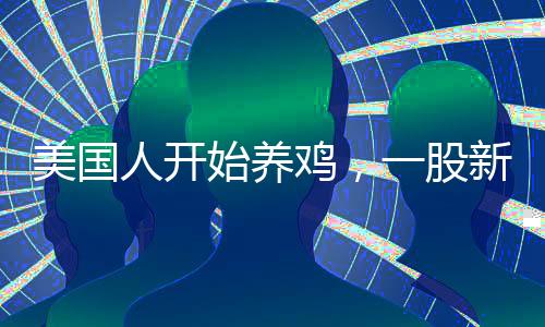 美国人开始养鸡，一股新的农业热潮席卷全国