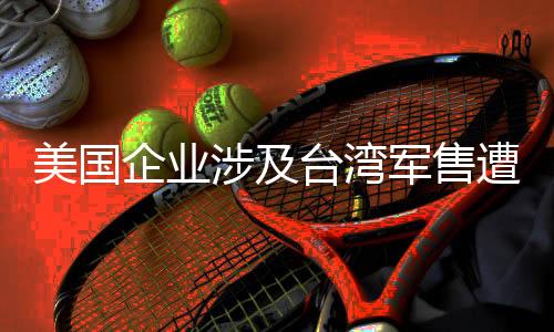 美国企业涉及台湾军售遭遇制裁，跨境交易的敏感与大国博弈的挑战