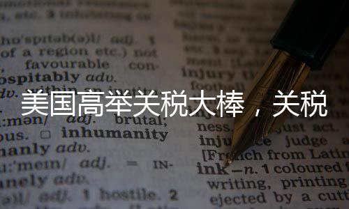 美国高举关税大棒，关税风暴之下，美股震荡连连