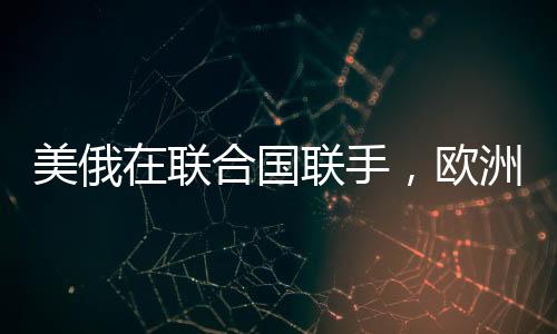 美俄在联合国联手，欧洲如何应对挑战？