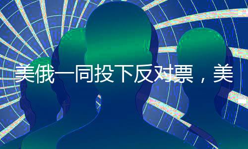 美俄一同投下反对票，美媒惊呼，全球格局再掀波澜