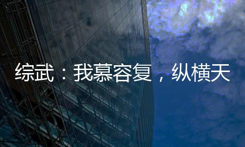 综武：我慕容复，纵横天下！