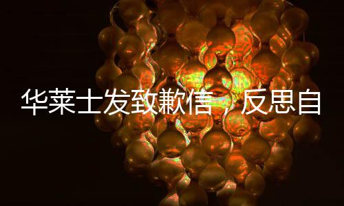 华莱士发致歉信，反思自身错误，积极改进赢得消费者信任