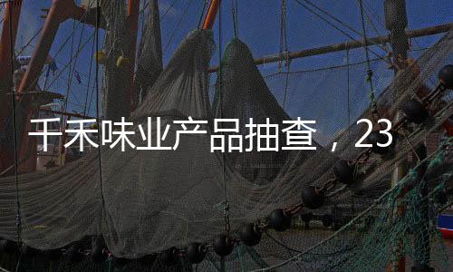 千禾味业产品抽查，23批次均符合国家标准，彰显品质自信