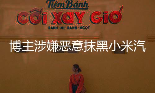 博主涉嫌恶意抹黑小米汽车被抓——揭示网络虚假信息的阴影与警醒