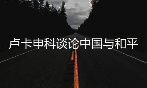 卢卡申科谈论中国与和平前景，对战争的反对和对合作的美好憧憬