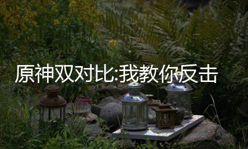 原神双对比:我教你反击道德绑架