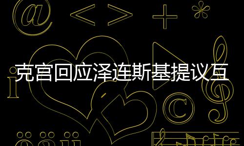 克宫回应泽连斯基提议互换领土