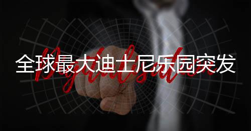 全球最大迪士尼乐园突发火灾，紧急救援与后续关注