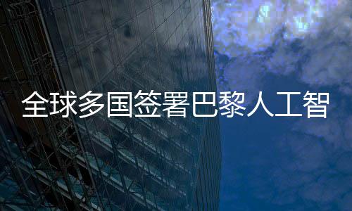 全球多国签署巴黎人工智能宣言，共建人工智能新纪元（一二三四五六七八九十）