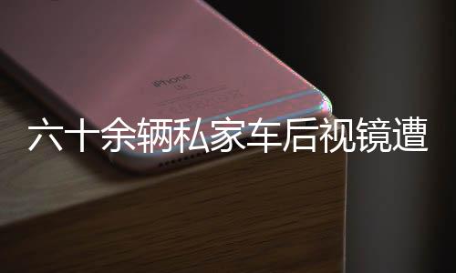 六十余辆私家车后视镜遭破坏，引发社会关注