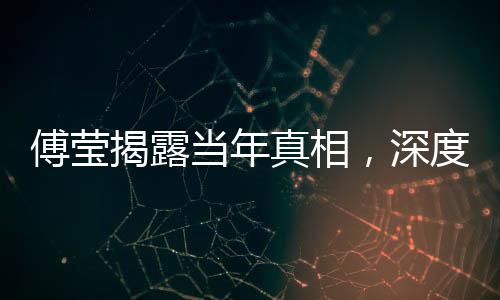 傅莹揭露当年真相，深度探究事件背后的真相