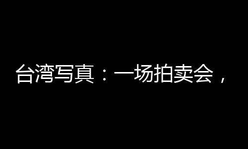 台湾写真：一场拍卖会，重温两岸文人交集