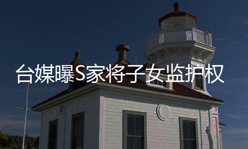 台媒曝S家将子女监护权移交给汪小菲 希望其可以善待孩子