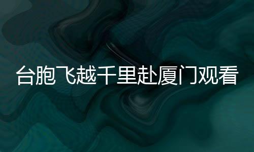 台胞飞越千里赴厦门观看哪吒2，两岸文化交流的新篇章