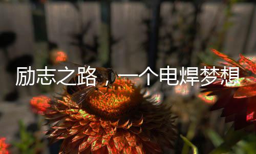 励志之路，一个电焊梦想的光芒，零零后月入超万的逆袭之路