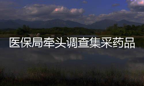 医保局牵头调查集采药品质量问题，守护公众健康权益