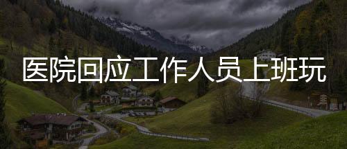 医院回应工作人员上班玩电脑游戏事件，倡导职业操守与规范管理