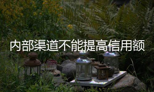 内部渠道不能提高信用额度——揭示虚假宣传真相