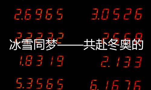 冰雪同梦——共赴冬奥的冰雪奇缘
