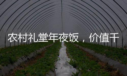 农村礼堂年夜饭，价值千元的佳肴盛宴，三十道美味共度佳节