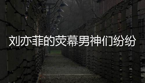 刘亦菲的荧幕男神们纷纷送来暖心获奖祝福